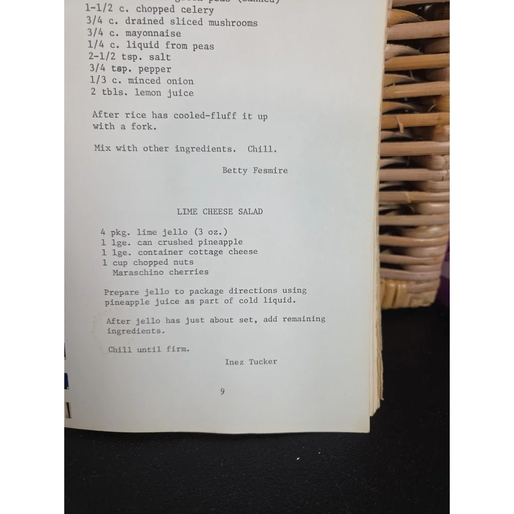 Winterfield Booster Club WBC Cookbook Charlotte, North Carolina‎ Vintage Local